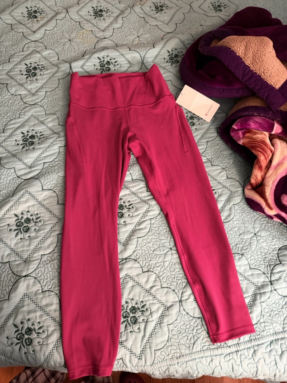 lululemon athletica Pink High-Rise Athletic Leggings
